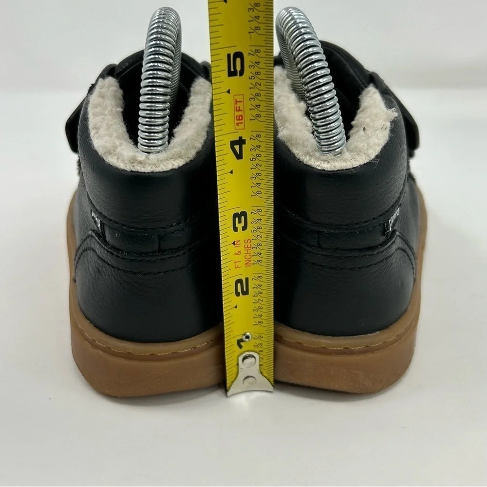 Camper Kiddo Kids Girls Black Leather Adjustable Boots Size 32 (US Size 13.5)
